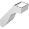 Ekena Millwork 5-in. W x 12-in. D x 16-in. H Baker Architectural Grade PVC Knee Brace BRCP05X12X16BKR - alternate 4